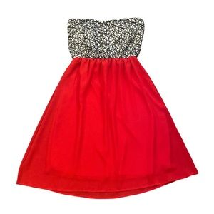 Sweetheart Neckline Strapless Dress size small